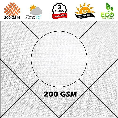Royal Shade 12' x 12' x 12' White Triangle Sun Shade Sail RS-SLT, 95% UV Blockage, 200GSM Commercial Standard Heavy Duty, Water & Air Permeable Canopy Mesh for Patio (We Make Custom Sizes)