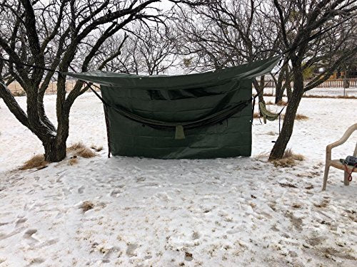 Waterproof 10 x 12 Feet Tarp Heavy Duty 9-mil Thick Multi-Purpose Covers Army Green PE Tarpaulin - color: 9mil Army Green, size: 10x12 FT