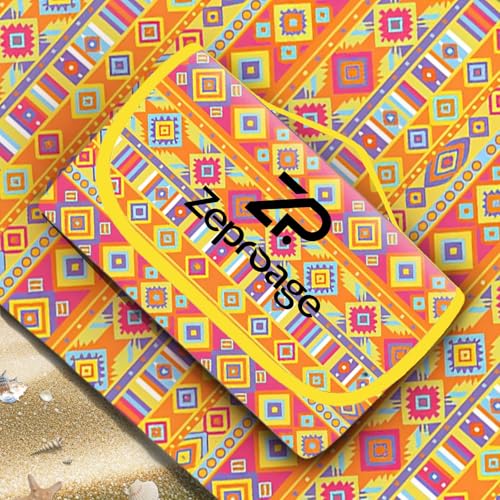 Waterproof Picnic Blankets, 60" x 80" Picnic Mat Outdoor Portable Travel Camping Tribal Red - color: Tribal Red, size: 5' x 6'8" (Rectangular)