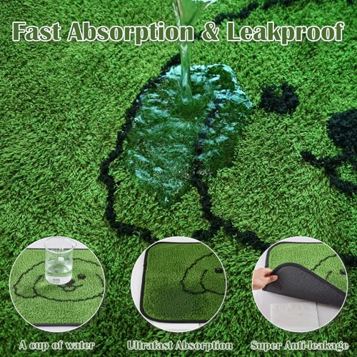 Qeils Reusable Puppy Pads, Extra Large Washable Pee Pads for Dogs Durable Absorbent Leakproof Dog Training Pads for Floor,Couch, Bed, Non-Slip Wee Wee Pads Potty Pads 72"x72" - size: 72"x72"(Pack of 1)