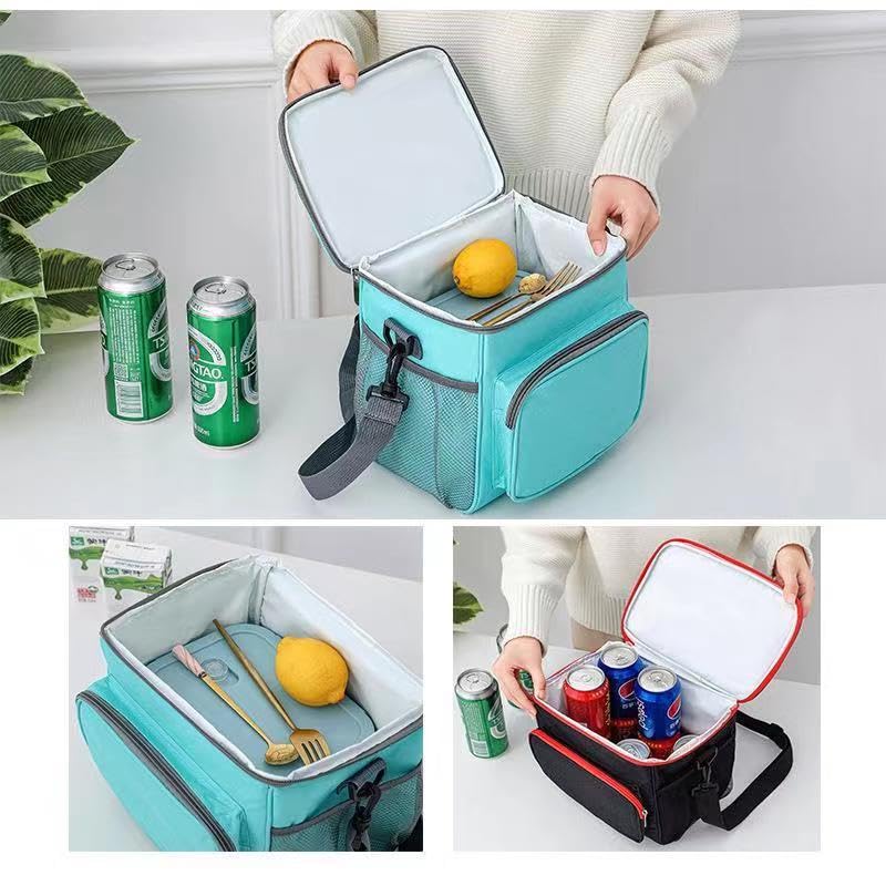 Insulated Picnic Bag Reusable, 2024 Updated Outdoor Gear Insulated Cooler Bag Collapsible Portable Picnic Basket Cooler, for Hot Or Cold, Picnic, Food Delivery, 10.63 * 7.09 * 9.25 Inch (Gray) - color: Gray