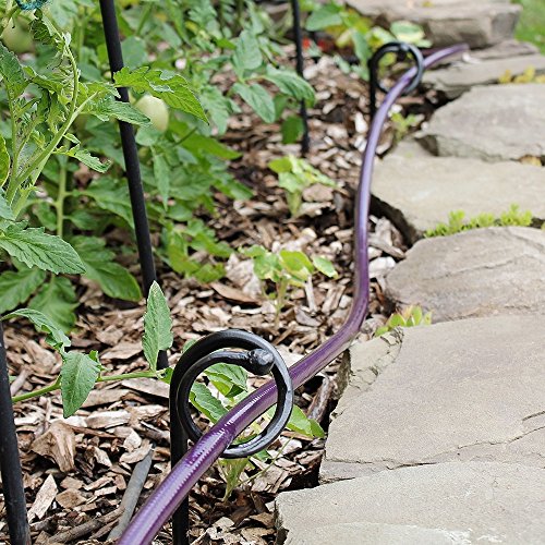 Achla Designs Ball End Hose Guard / Guide, Graphite - style: Single