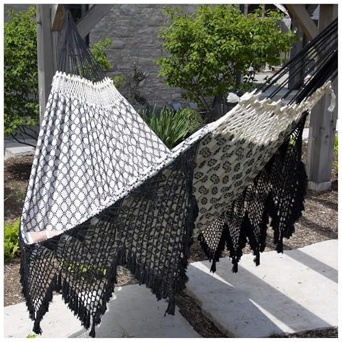 Vivere Authentic Brazilian Luxury Hammock - 450 lb Capacity - color: Luxo
