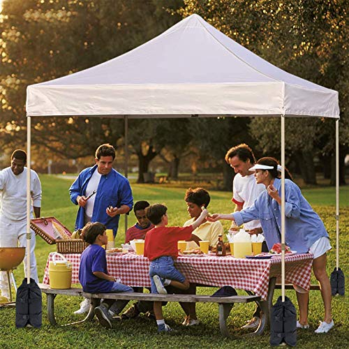 Canopy Weights Bag(192lbs) Set of 4, 1680D Heavy Duty Pop Up Tent Weights Sand Bags for Instant Outdoor Sun Shelter Canopy Patio Umbrella - color: 192 lbs