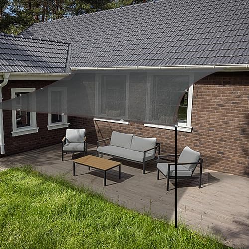 winemana 70% Black Shade Cloth, 3.3 x 6.6 FT Durable Mesh Tarp with Grommets, Resistant Garden Sun Shade Netting with Taped Edge for Plant Cover, Greenhouse, Patio, Tomatoes, Chicken Coop, Barn Kennel - size: 3.3 Ft X 6.6 Ft, style: 70%