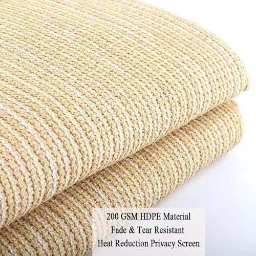 90% Shade Cloth for Patio, 10X15 Ft Pergola Shade Cover, Sun Shade Sail for Beach, Deck, Porch, Balcony, Gazebo, Outdoor Shade for Garden, Carport, Pool. - size: 10x15Ft