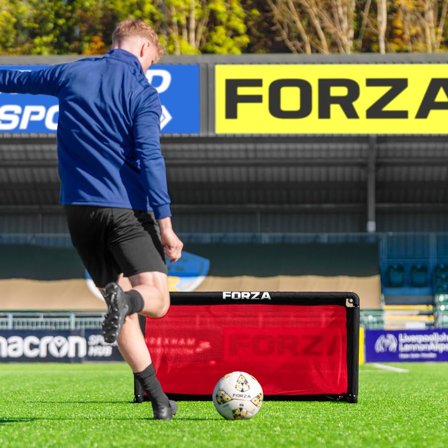 FORZA POD Goal Lite | Lightweight ALU40 Portable Soccer Goal – Assembles in Seconds – Perfect for Training, Matches & Backyard Play – Sizes: 4ft, 5ft & 6ft - color: Red, size: 4 x 2