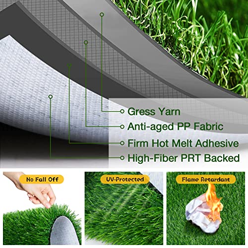 GLOBREEN Artificial Grass Pee Pad for Dogs, 48"x31.5" Pet Friendly Turf Potty Training Puppy, Washable Reusable, High-Drainage, - size: XL: 48" x 31.5"