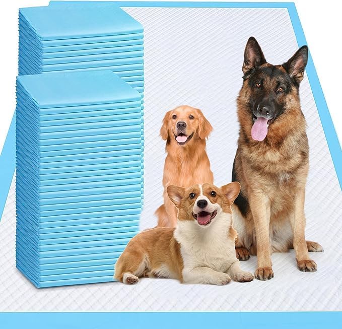 XXXXL Puppy Pee Pads for Dogs 31"x47" 40 Count, Extra Large Dog Pee Pads, Leak-Proof & Super Absorbent Dog Pee Pads, Thicken Disposable Potty Pads Puppy Training Pads for Cats Rabbits - size: 31"x47" 40 Count