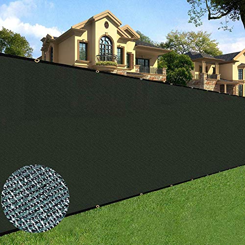 Sunnyglade 5 feet x 50 feet Privacy Screen Fence Heavy Duty Fencing Mesh Shade Net Cover for Wall Garden Yard Backyard (Green, 5 ft X 50 ft) - color: Green, size: 5 Ft X 50 Ft