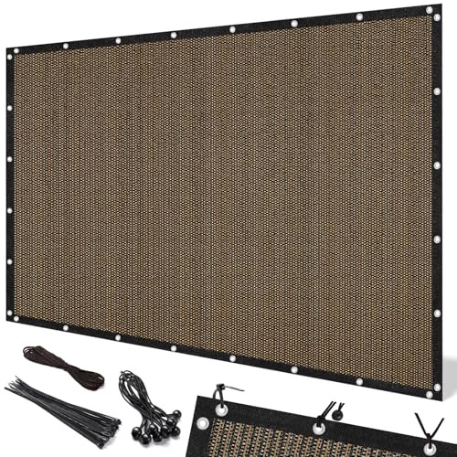 Artpuch Pergola Shade Cover with Grommets 6x10 FT 90% UV Block Outdoor Sun Shade Cloth Privacy Screen for Patio (Customized Available) Mocha - color: Mocha, size: 0 6' x 1 0'