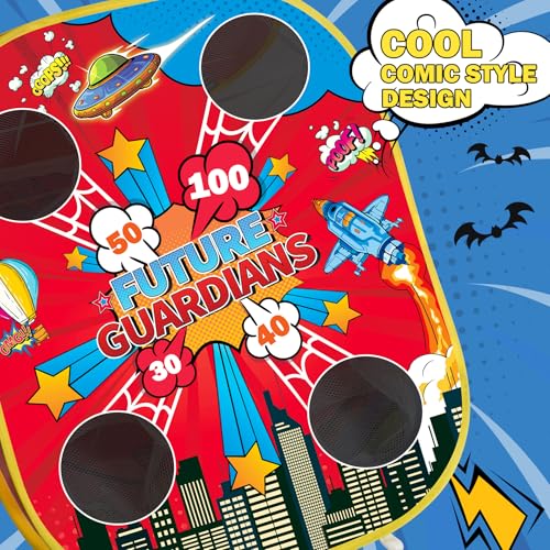 Spider Bean Bag Toss Game for Kids – 3-in-1 Cornhole Board Outdoor Toys for Toddlers, Family Fun Games for Beach & Yard, Birthday Easter Gifts for Ages 3 4 5 6 7 8-12 Year Old Boys Girl