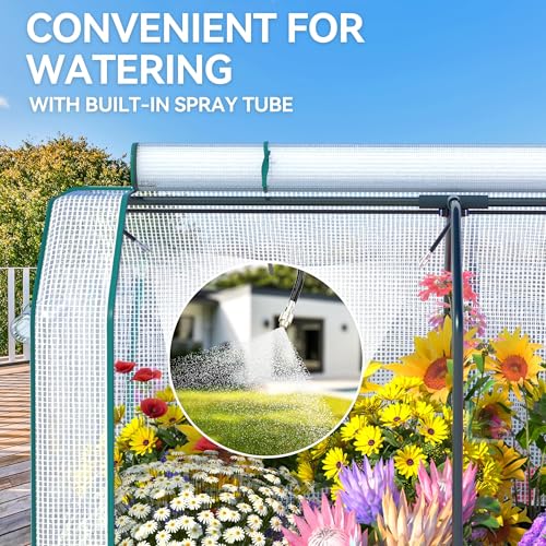 Lineware Galvanized Raised Garden Bed with Self-Watering System, Elevated Planter Boxes Outdoor with Legs and PE Cover for Vegetables and Flowers, Backyard, Patio, Balcony, 48x24x56 in - size: 48x24x56 in