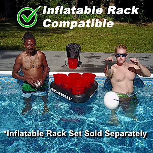 BucketBall | Original, Largest & Most Durable Brand | Supports USA Jobs | Ultimate Outdoor & Tailgate Game | Perfect for Beach, Pool, Lawn, Yard, Camping - color: Beach Edition, style: Starter Pack