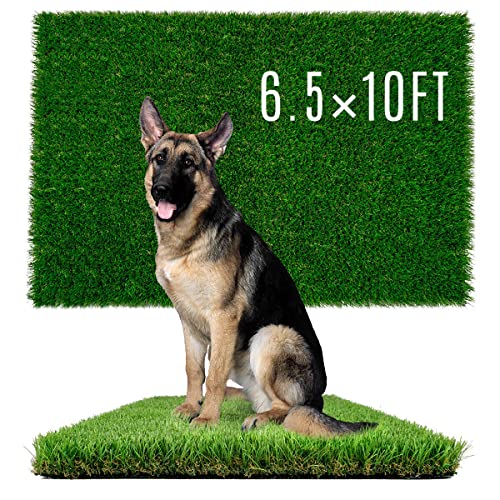 Fake Grass for Dog to Pee on Artificial Grass for Turf Mats for Puppy Training Dogs Pee Pads Extra Large for Dogs 6.5x10FT Dog Supplies Reusable - size: 6.5x10 FT