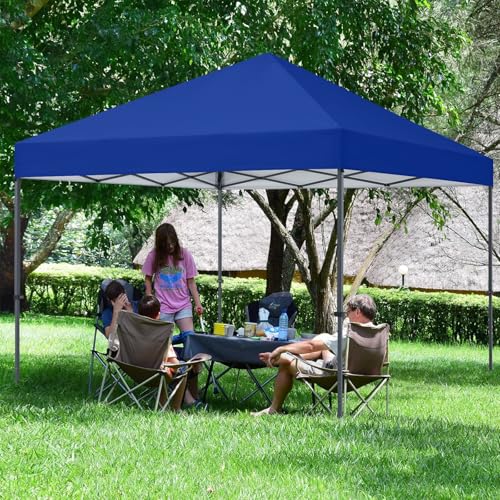 COOSHADE Durable Easy Pop Up Canopy Tent 12x12Ft(RoyalBlue) - color: Royal Blue, size: 12x12Ft