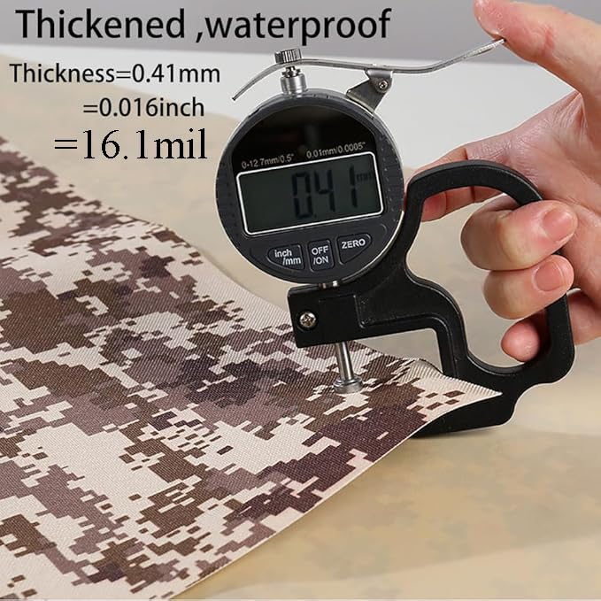 Waterproof Tarp CamouflageThickening Multi-Size Sun Shade Sail Customized Tarpaulin Sunrays Block Awning for Patio Canopy Rain Cover Canvas Sunshade Camp Outdoor Gardens Canopy (9.5ft*12.6ft) - size: 9.5ft*12.6ft