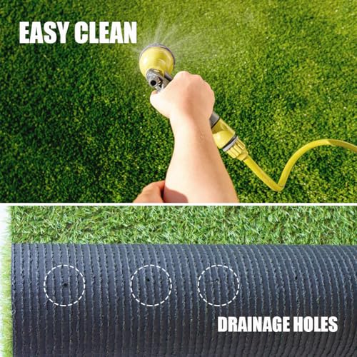 Reusable Potty Training Grass Mat for Dogs - 3FT X 5FT Artificial Turf with Drainage Holes, Washable Dog Potty Pad for Indoor & Outdoor Use, Easy to Clean, Durable & Long-Lasting - size: 3FT X 5FT
