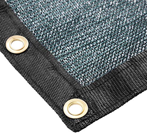 Sunnyglade 4 feet x 50 feet Privacy Screen Fence Heavy Duty Fencing Mesh Shade Net Cover for Wall Garden Yard Backyard (Green, 4 ft X 50 ft) - color: Green, size: 4 Ft X 50 Ft