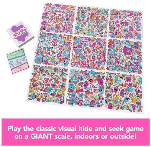 Spin Master Games, Pictureka. Giant Edition, Family Game for Indoor & Outdoor Fun with Big Oversized Board, for Family and Kids, 2-4 Players, Ages 6 & Up - style: Modern