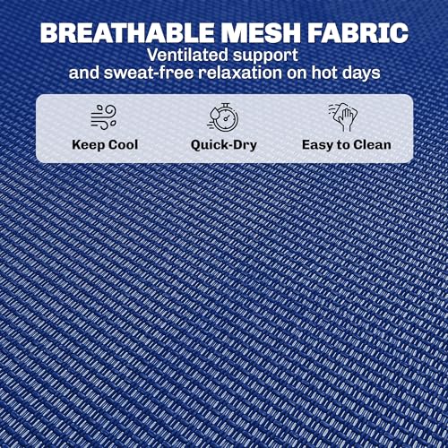 Outsunny Folding Chaise Lounge Chair Set of 2, Patio Sun Tanning Chair, Outdoor Chaise Lounger with 4-Position Reclining Back, Breathable Mesh Seat for Beach, Poolside, Yard, Blue - color: Blue, size: 2 Packs