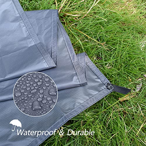 GEERTOP Portable Waterproof Tent Footprints Lightweight Camping Tent Ground Sheet Mat Sunshade Shelter for Outdoor Backpacking Hiking Picnic Travel - size: 2'11'' X 6'11''