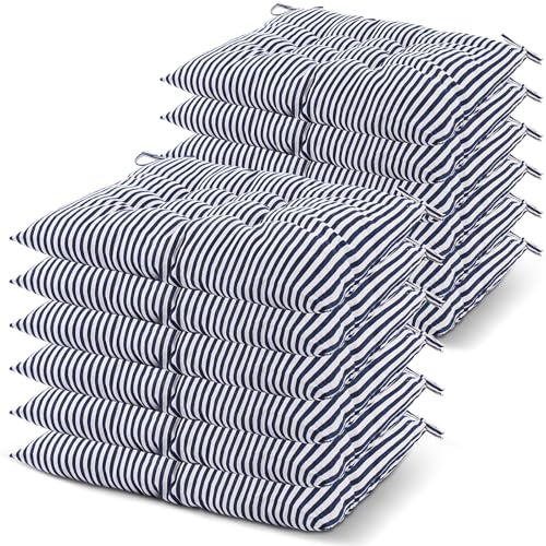 Geetery 12 Pcs Floor Pillows Bulk Seating Cushions for Floor Chair 15.7'' Large Meditation Cushion for Yoga Living Room Tatami Bedroom Balcony Office (Stripe Color,Square) - color: Stripe Color, size: Square