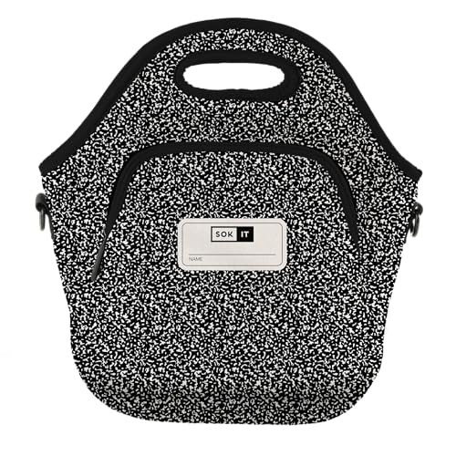 Sok It LunchTote Zippered Bag Insulated Neoprene Caddy (Compose Yourself, X-Large 6.5 Quart Lunch Tote) - color: Compose Yourself, size: X-Large 6.5 Quart Lunch Tote