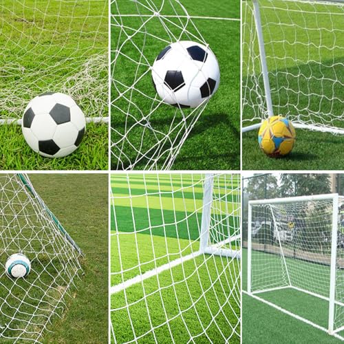Soccer Goal Nets, Football Net Sports Replacement Post Net for 6' x 4', 8' x 6', 12' x 6't, 24' x 8' Soccer Goals - Not Include Posts - size: 12 x 6 Foot