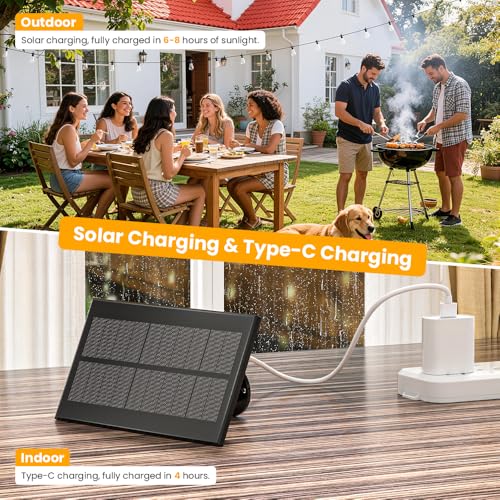 100FT Solar String Lights Outdoor Waterproof IP65 with USB-Charging , Solar Powered LED Patio Lights with 50+2 Shatterproof ST38 Edison Bulbs, Hanging Lights for Outside Backyard Garden Bistro Gazebo - size: Solar-100FT