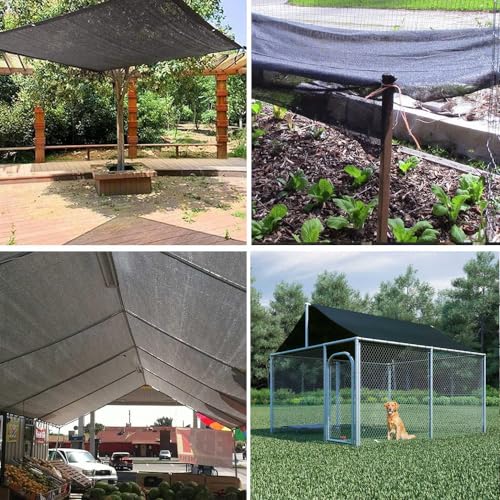 40% Shade Cloth for Plants, 10X20Ft Greenhouse Shade Cloth, Plant Shade Cover from Sun, Outdoor Mesh Tarp for Garden, Vegetables, Flowers, Potted Plants Heat Protection. - size: 10×20ft