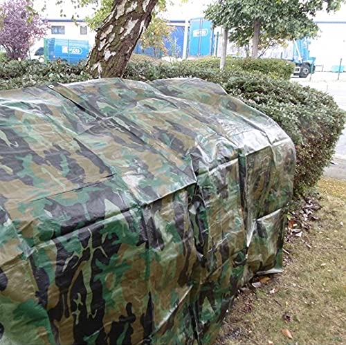 Heavy Duty Tarp Waterproof Large Cover | Camo, 10' x 10' 6 Mil Thick | Rip Proof Tarps | Thick Weave Material, UV Resistant Great for Tarpaulin Canopy Tent, Boat, RV or Pool Cover - color: Camo - 6 Mil, size: 10' x 10'