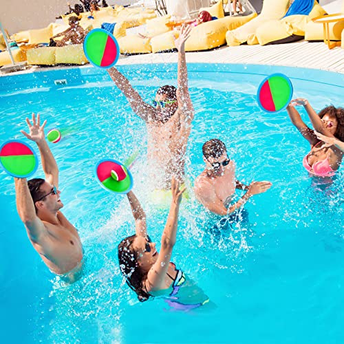 Ayeboovi Toss and Catch Ball Set 8 Paddles 4 Balls Outdoor Beach Pool Toys for 3 4 5 6 7 8 Year Old Boys Girls Birthday Gifts Easter Basket Stuffers Outside Yard Games for Kids and Family Activities - style: 8 Paddles 4 Balls