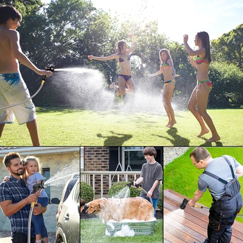 50 ft Stainless Steel Garden Hose - 2026 New Upgraded Technology Metal Water Hoses with 3/4" Solid Fitting - Lightweight,Ultra Flexible,Durable,Kink-Less Watering Pipes Garden Hoses For Yard, Outdoor - size: 50ft