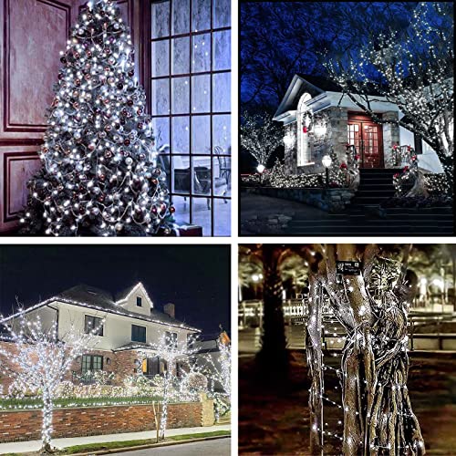 6 Pack 100 LED Fairy Lights Battery Operated with Remote, 33FT Waterproof Twinkle Lights with Timer & 8 Modes, Fairy String Light Outdoor Indoor for Bedroom Classroom DIY Christmas Decor (Cool White) - color: Cool White, size: 6 Pack