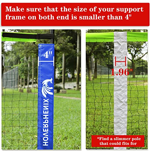 Pickleball Replacement Net 22ft x 3ft for Indoor or Outdoor Fits for Most Free-Standing Pickle Ball Frame Come with 4 Outdoor Pickle Balls (Net Only) - color: Blue and Green