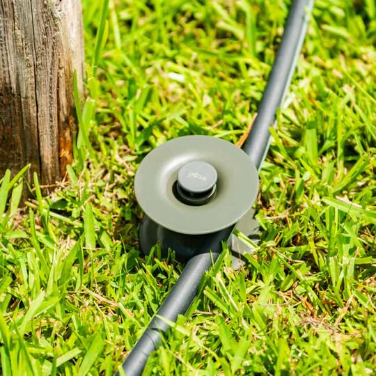 Vego Hose Guide Spike (Pack of 2) - 9.6 Inch Spinning Guides to Protect Your Garden, Easy Installation for Tidy and Safe Management