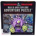 Dungeons & Dragons, Build and Explore Adventure Puzzle, DND Adult Puzzles, Dungeons and Dragons 1000 Piece Puzzles for Adults and Kids Ages 12+ - color: Build and Explore 1000pc Puzzle