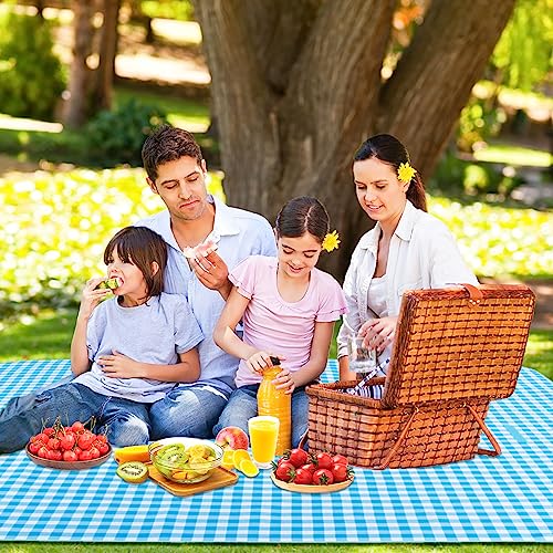 Beach Blanket Waterproof Sandproof Extra Large Beach Mat Sand Free Picnic Blanket Waterproof Foldable Large Outdoor Blanket With Carrying Strap For Grass, Sand, Camping, Hiking, Travel, Festival - color: Sky Blue, size: 5' x 6'8" (Rectangular)