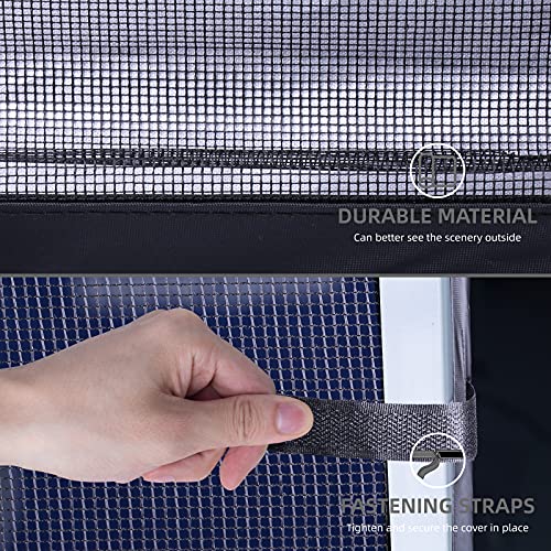 Mesh Sidewall for 10x10 Pop Up Canopy - Straight Leg, Commercial Grade Black Mesh Walls, 1 Pack Only - color: Black