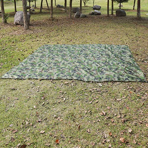 Oumefar Canopy Shade Tent Tarp High Density Rain Tent Canopy for Outdoor BBQ