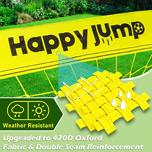 Happy Jump 7x5 FT & 5x3.6 FT Portable Soccer Goal for Youth Players Ages 6–14, Large-Frame Design Built for Long-Term Development, Easy Setup for Backyard, Park or School Training - style: 3x2.2 FT, 1 Pack