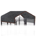 10ft x 10ft Dog Kennel Cover - Black Mesh Sunblock Shade Panel - UV Resistant Net for Outdoor Kennel