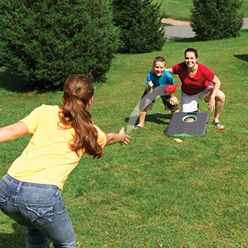 EastPoint Sports Go! Gater Cornhole – Light-Up and Travel Versions – Easy Storage & Light-Weight – Perfect for Outdoor and Indoor Play - style: Standard Board - Black/Green