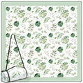 DEWUR Picnic Blankets 79"x79" Extra Large Outdoor Blanket Beach Blanket Waterproof SandProof Picnic Mat Washable Foldable Portable for Grass Lawn Beach Camping (Green with Leaves) - color: Green With Leaves