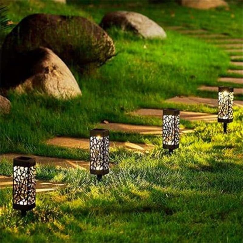 Outdoor Solar Ground Stake Light for Garden, Waterproof Solar Landscape Lighting for Pathway Garden Yard Path Walkway Driveway Lawn Patio Outside Decor, Warm White (1PC) - color: 1PC