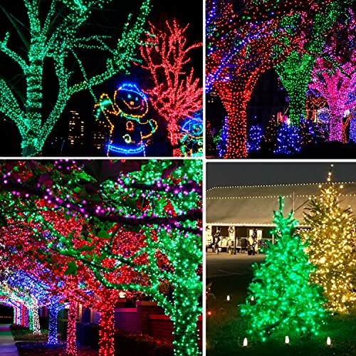 Dazzle Bright Fairy Lights Battery Operated, 2 Pack Total 40FT 120LED Silver Wire Waterproof String Lights, Christmas St. Patrick's Day Decorations for Indoor Outdoor Bedroom Yard Decor, Green - color: Green