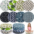 Kigley 8 Pcs Floor Pillow for Kids 15.75 Inch Boho Meditation Floor Cushions for Classroom Thick Linen Bohemian Pillow Round for Day Care Center Chair Living Room Balcony Playing