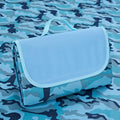 Hi Space Outdoor Picnic Blankets Waterproof Foldable Picnic Mat Extra Large Beach Blankets Sandproof Blanket for Beach Camping Grass Lawn Park, 80"x60", Blue Camouflage - color: Blue-camouflage