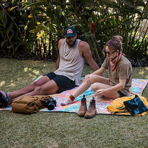 Nomadix Festival Blanket - Perfect for Picnics, Camping, & Lawn Seating - Plush Top & Water Resistant Base - Made with Post Consumer Recycled Materials - Jungle - 60x72 - color: Jungle